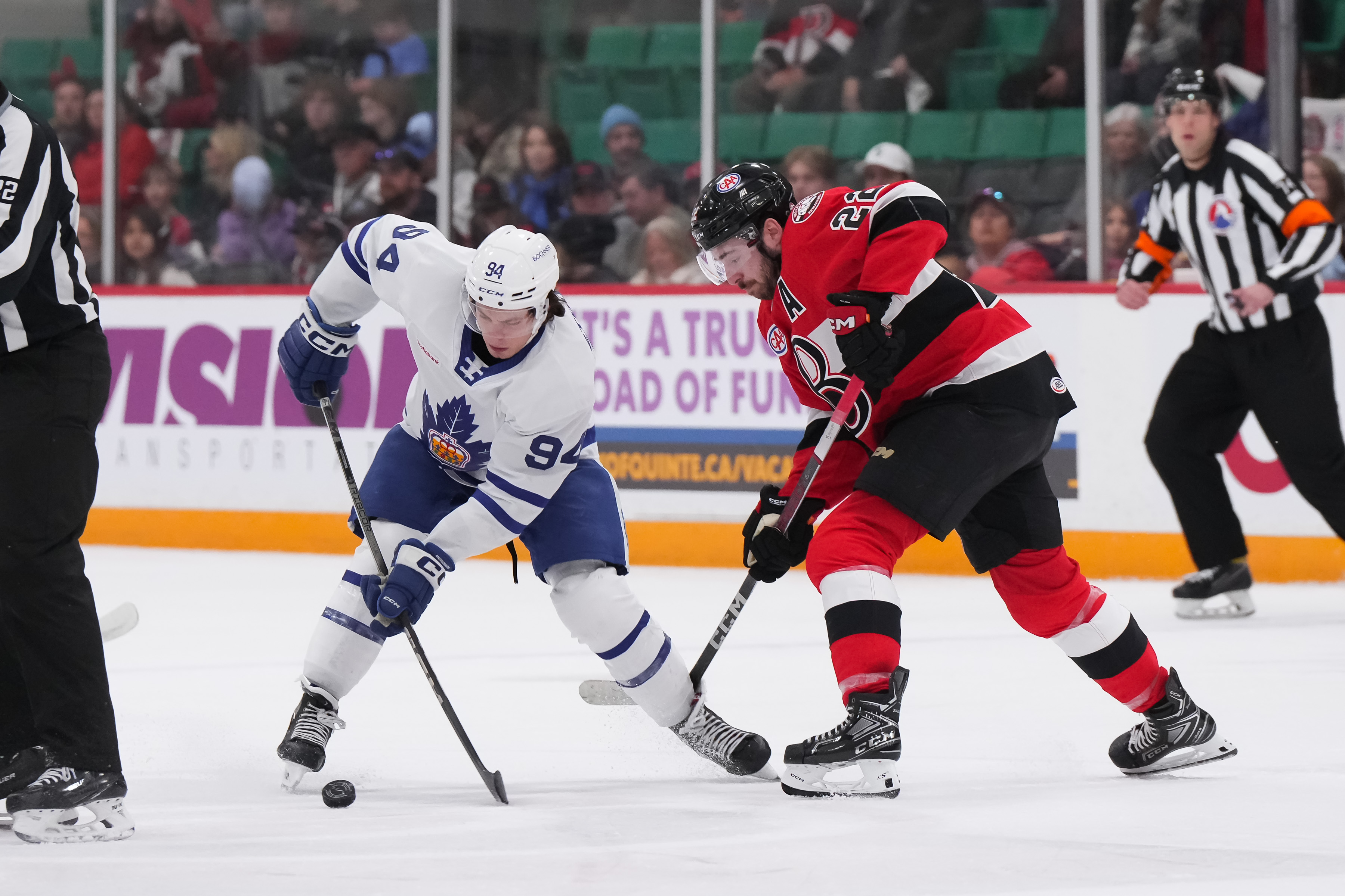 Toronto Marlies Fall To Belleville Senators In Game 1 Of Calder Cup Playoffs