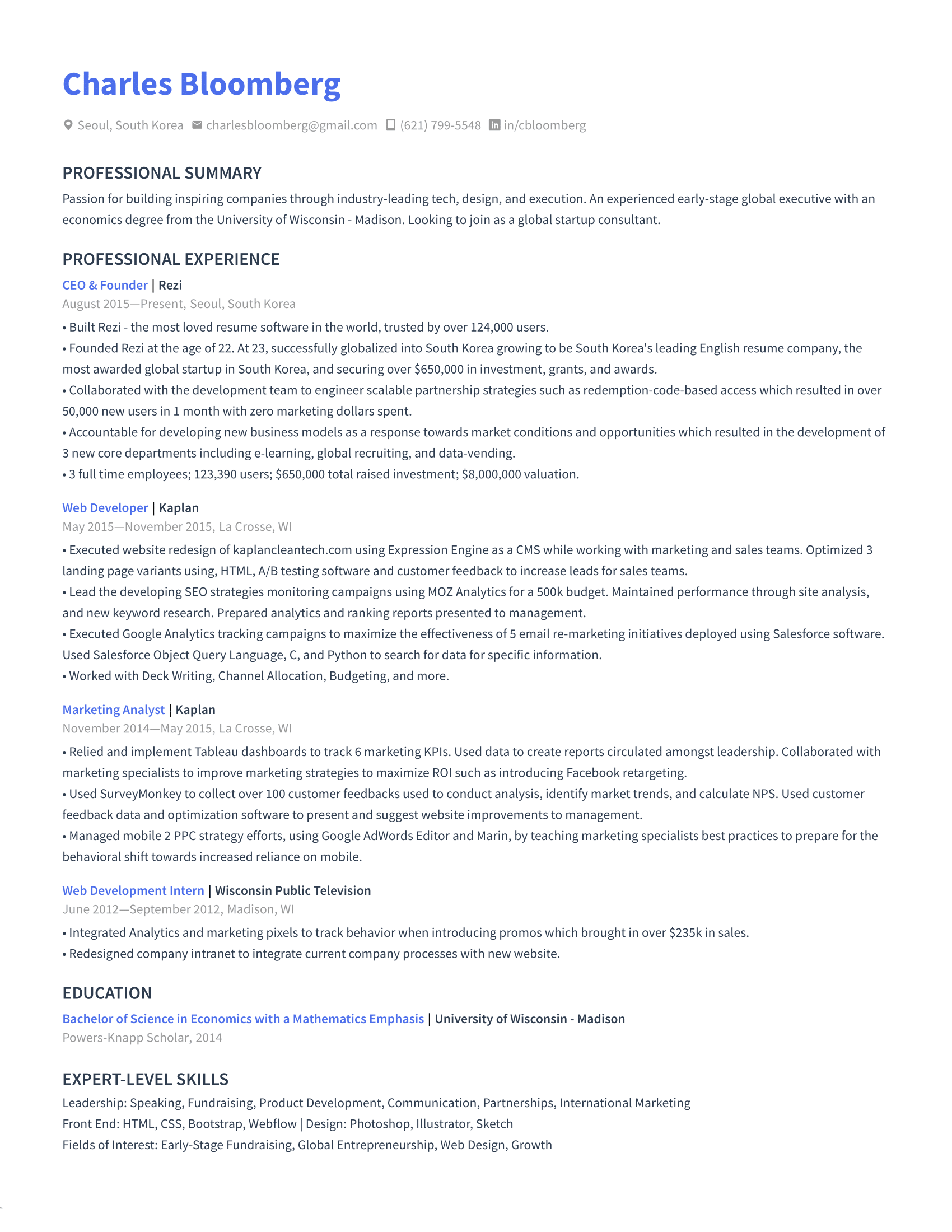 Features — The best AI Resume Builder in the world