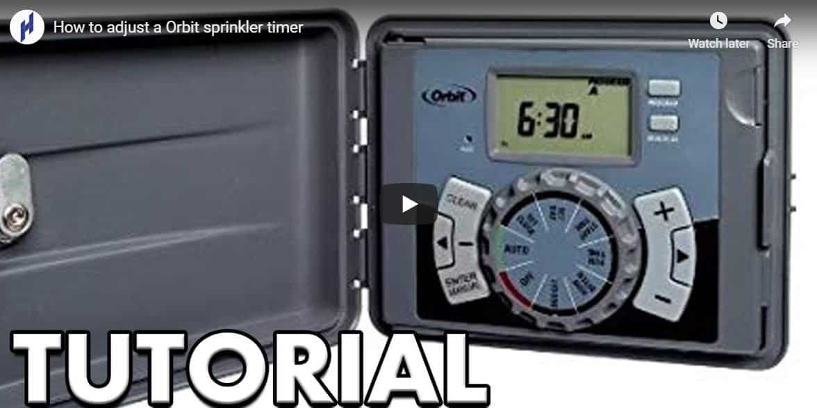 Orbit Sprinkler Timer Tutorial