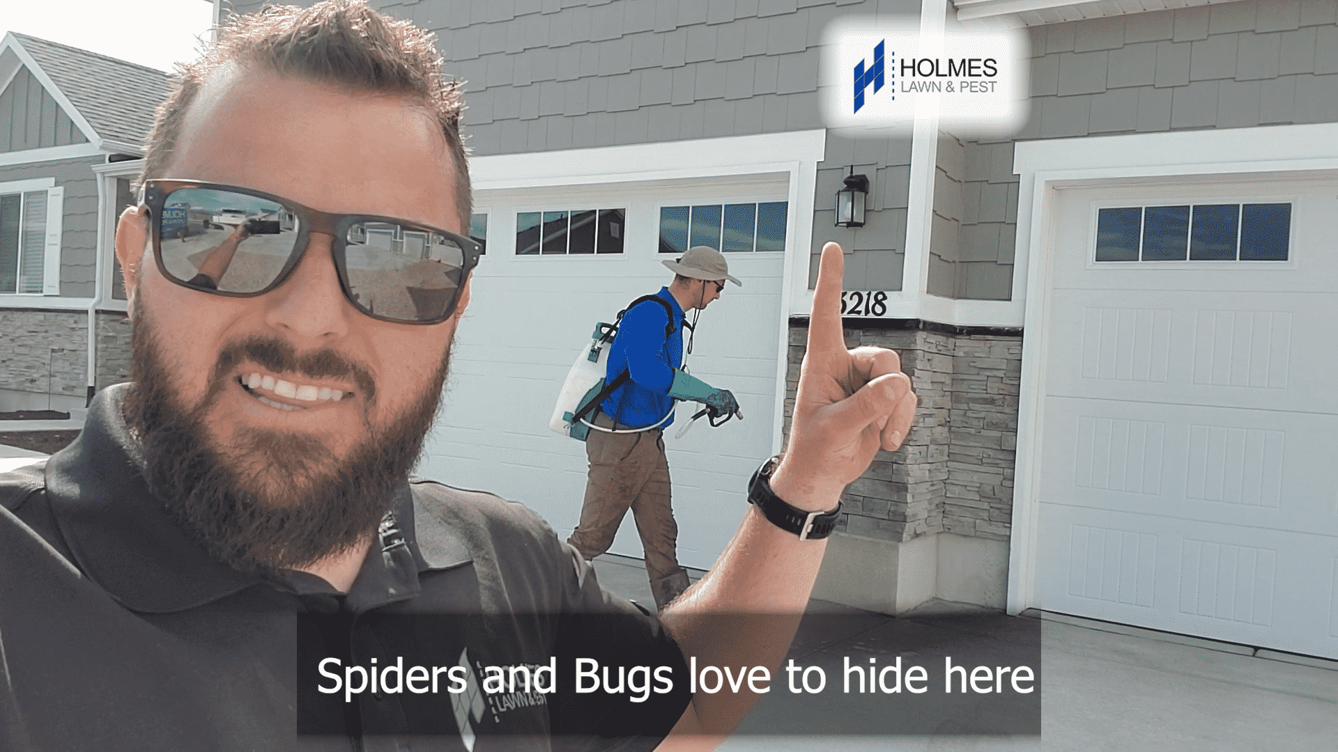 Push spiders and other pests out of their hiding place