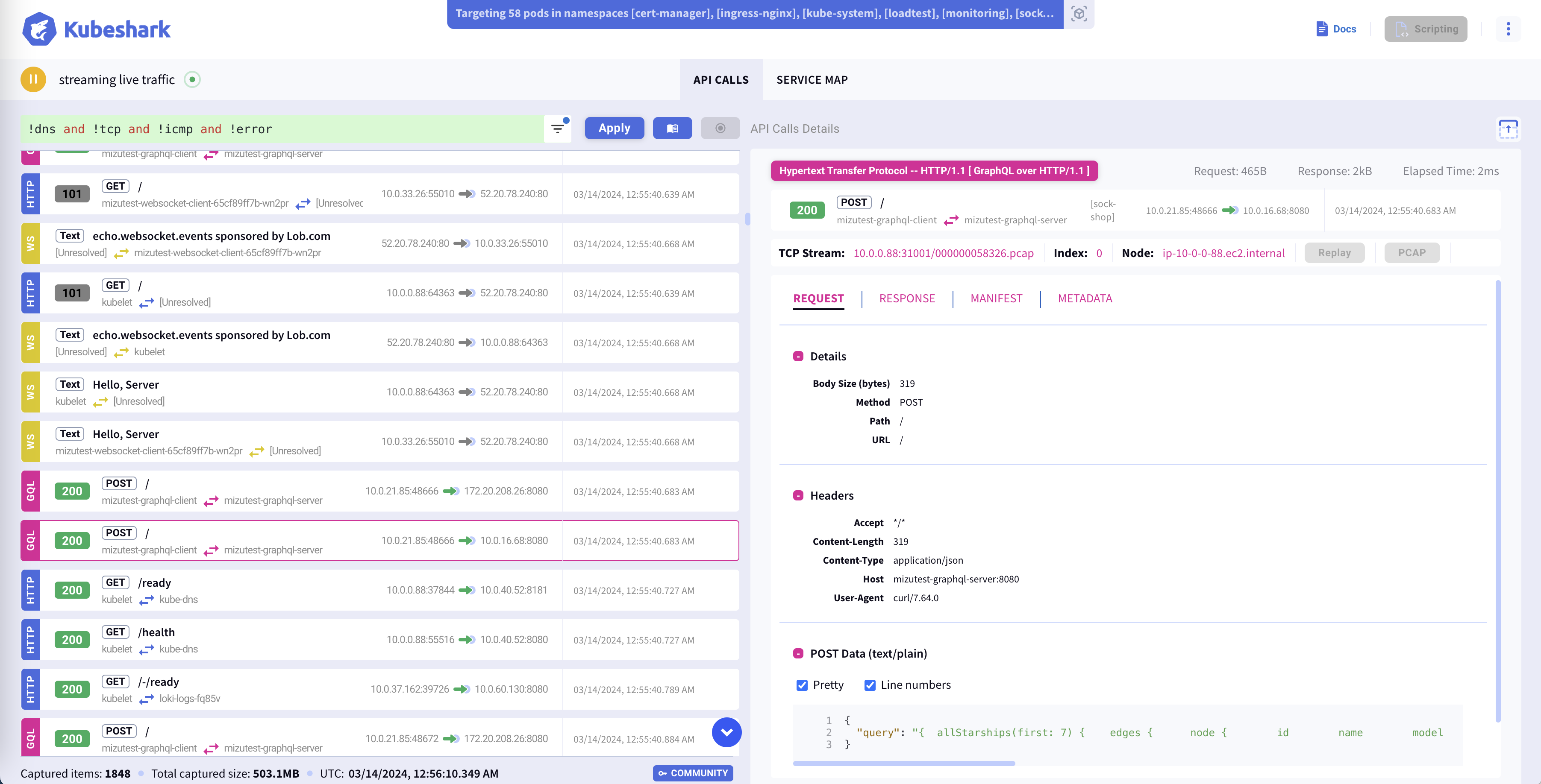 Real-time API Traffic Visualization