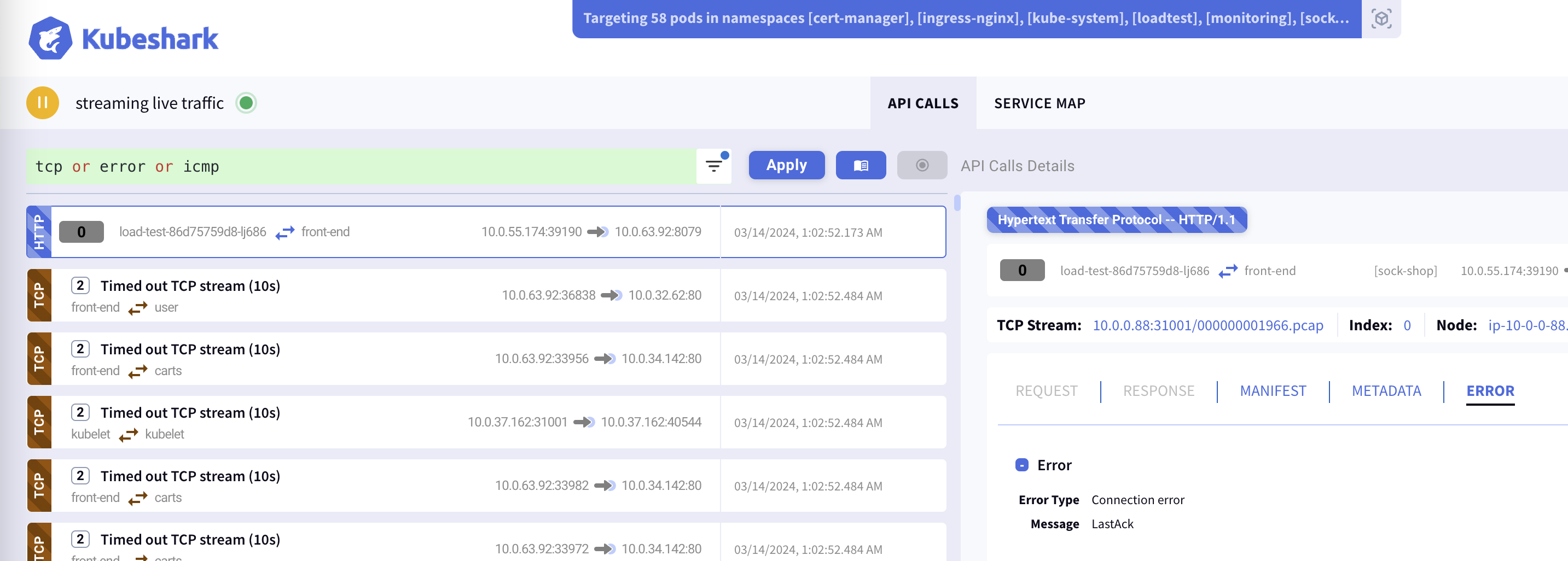 Network Error Detection