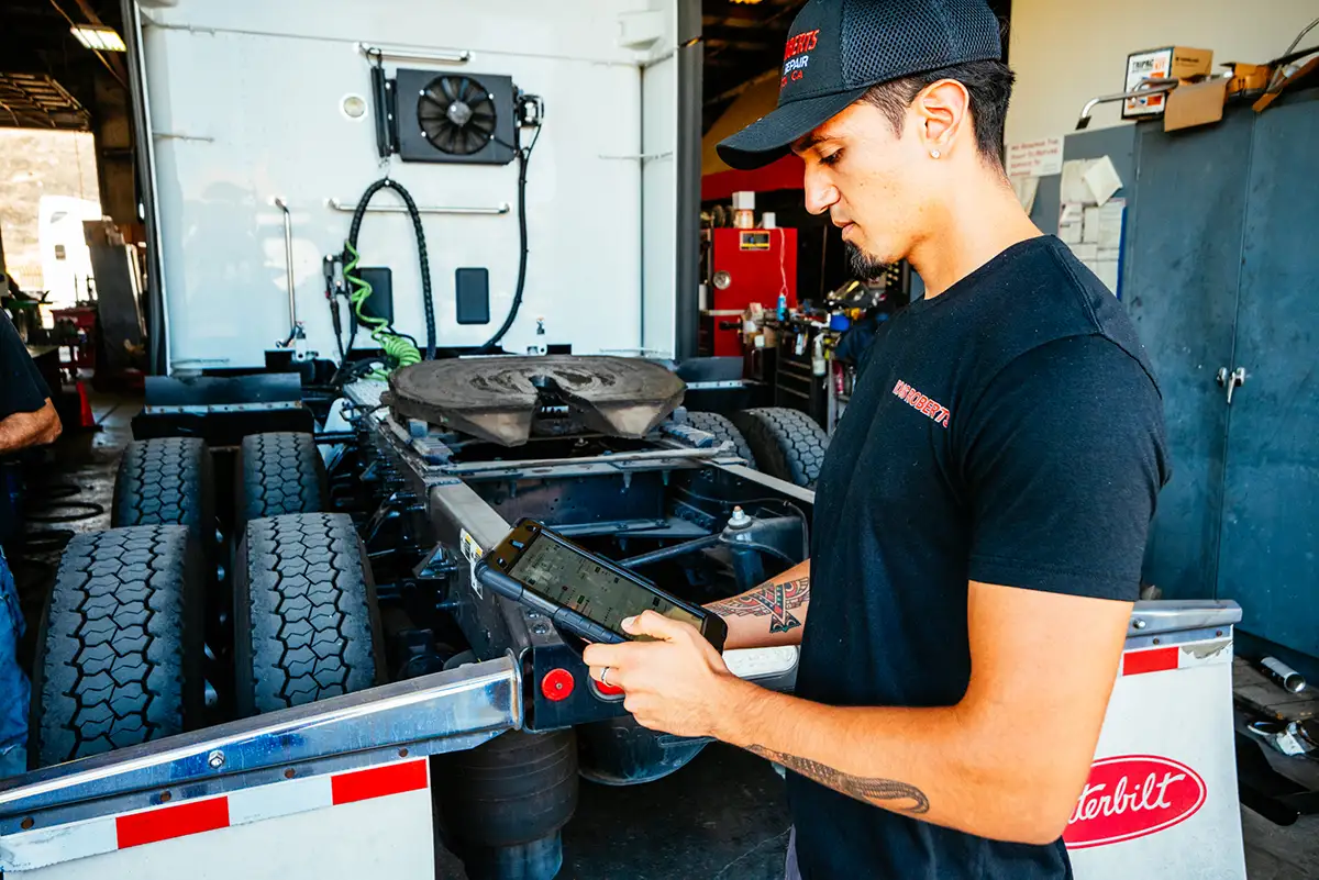 DOT Inspection in Stockton, CA Ross Roberts Truck