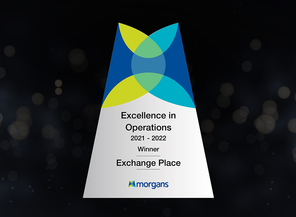 An award for excellence in operations.