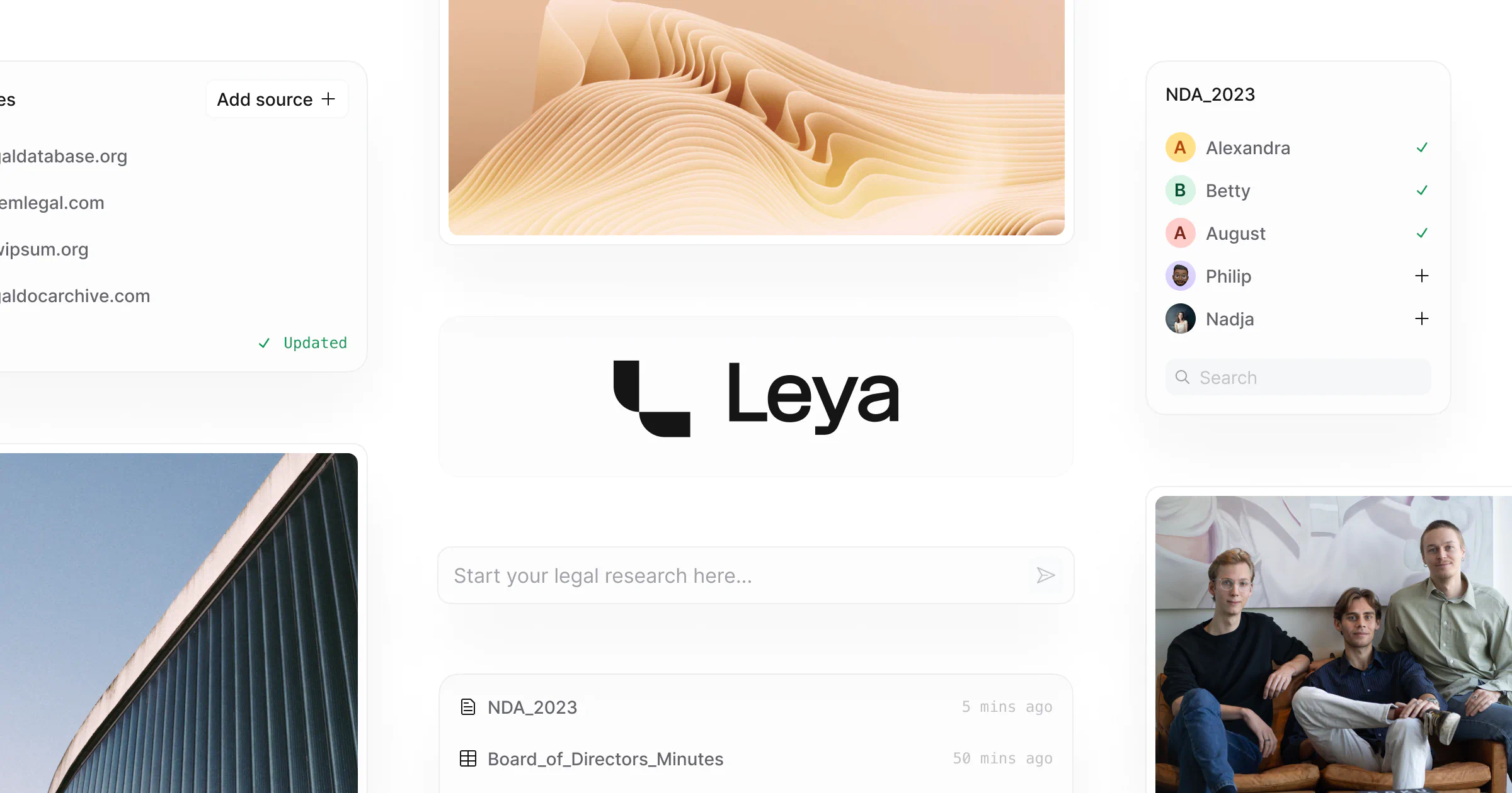 Leya | The future of legal work