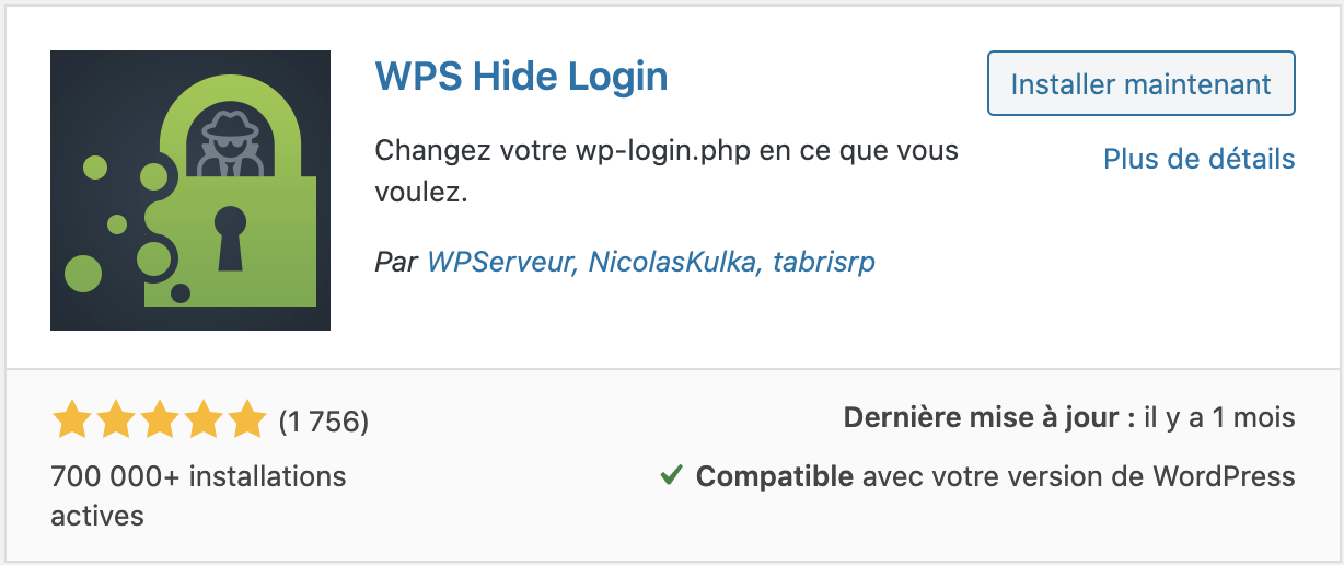 Plugin Wordpress WP Hide Login