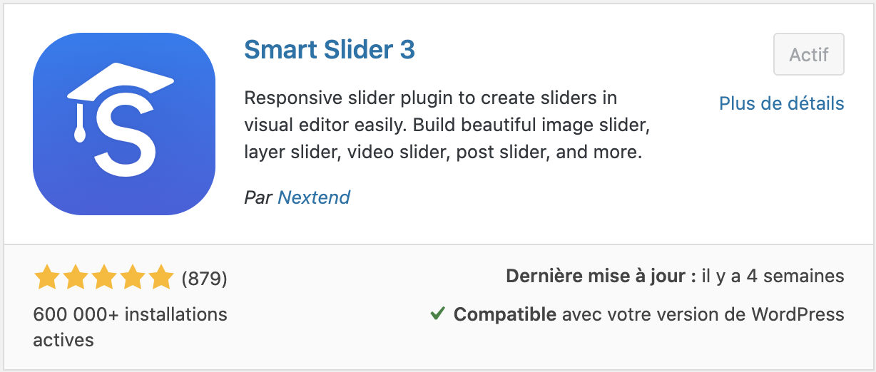 Plugin Wordpress Smart Slider 3