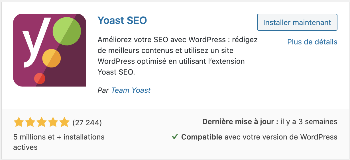 Plugin Wordpress Yoast SEO