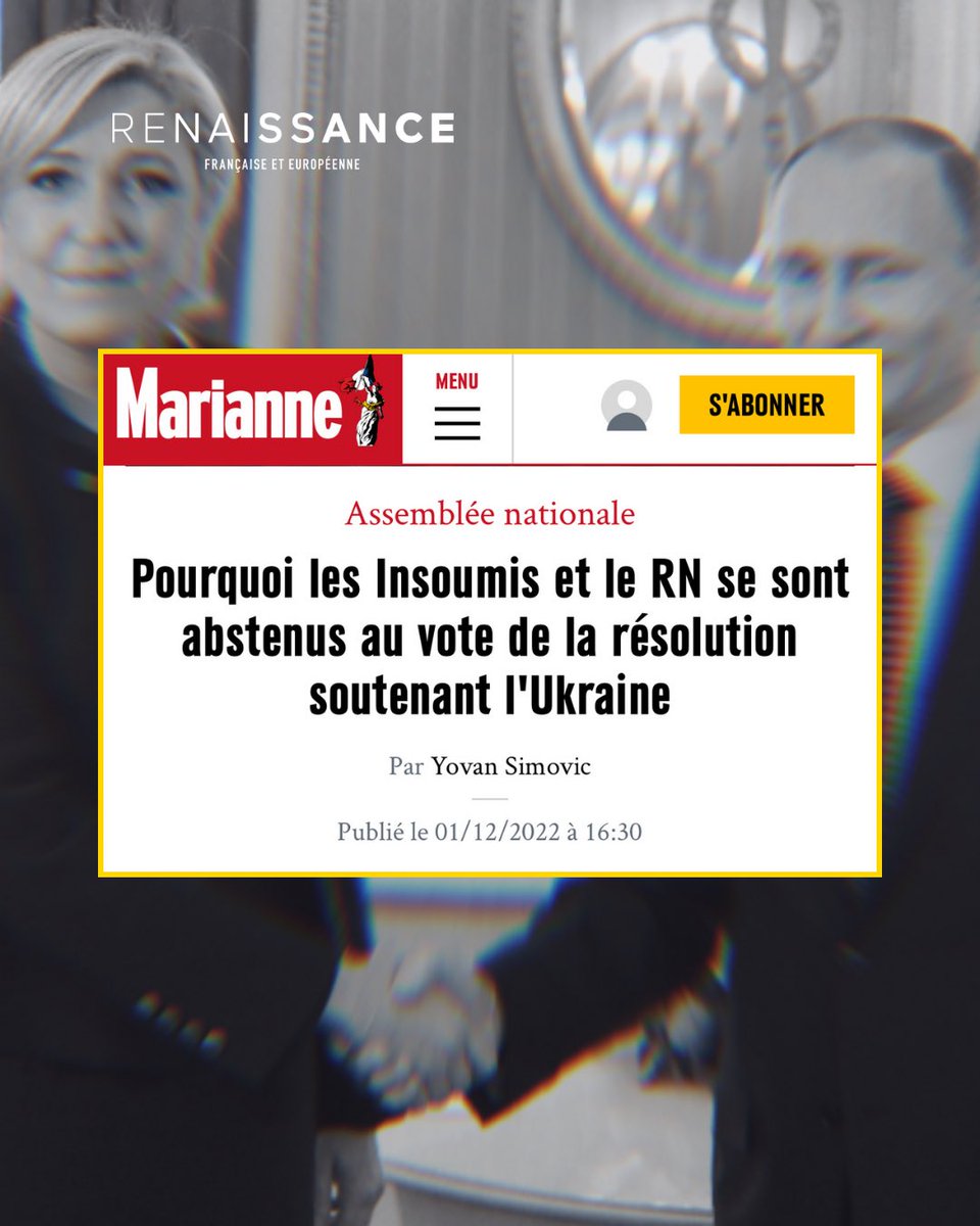 (N’oublions pas l’attitude des Insoumis au passage…) 