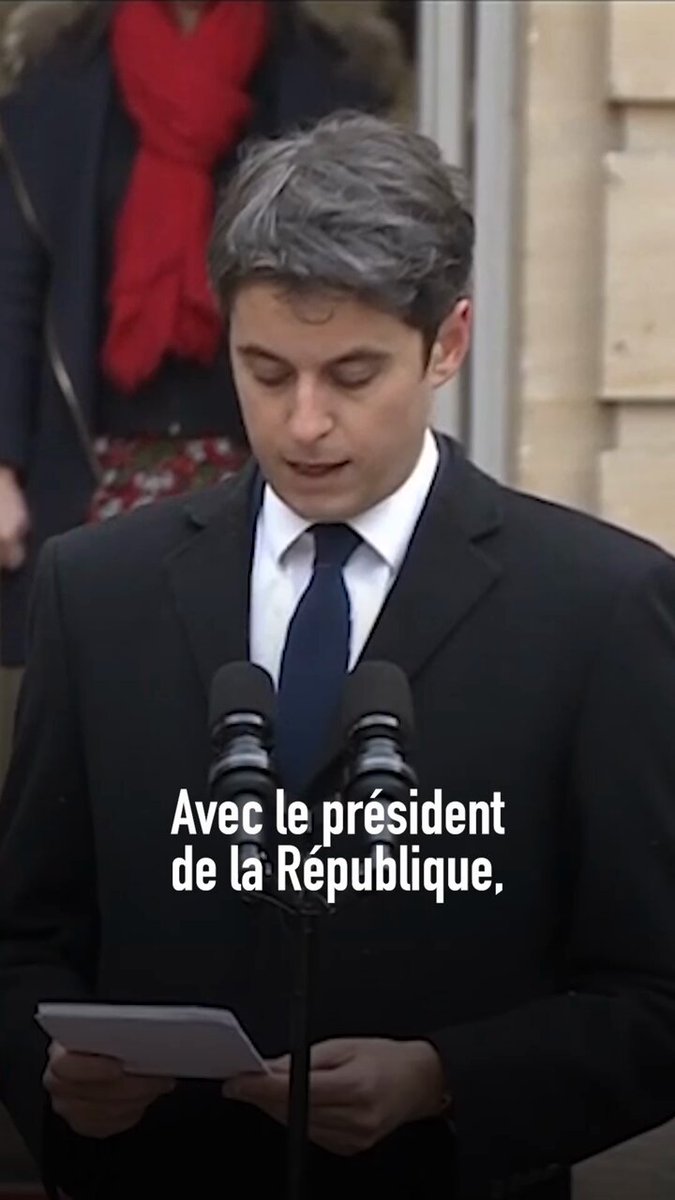 « Avec le président de la République, j’aurai un objectif : garder le contrôle de notre destin et libérer notre potentiel français. » — @GabrielAttal