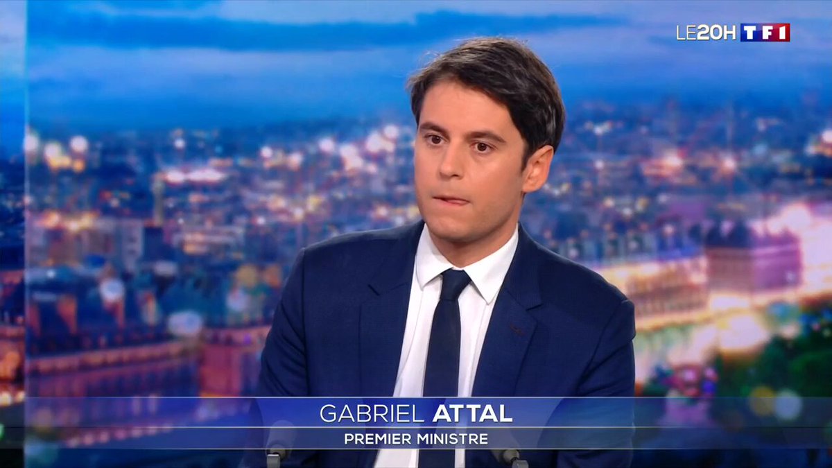 Réchauffement climatique, guerre au cœur de l'Europe, réaffirmation de la Chine, des États-Unis, de la Russie :
« On ne peut pas les affronter uniquement à l'échelle de notre pays. C'est aussi au niveau 🇪🇺. » — @GabrielAttal
