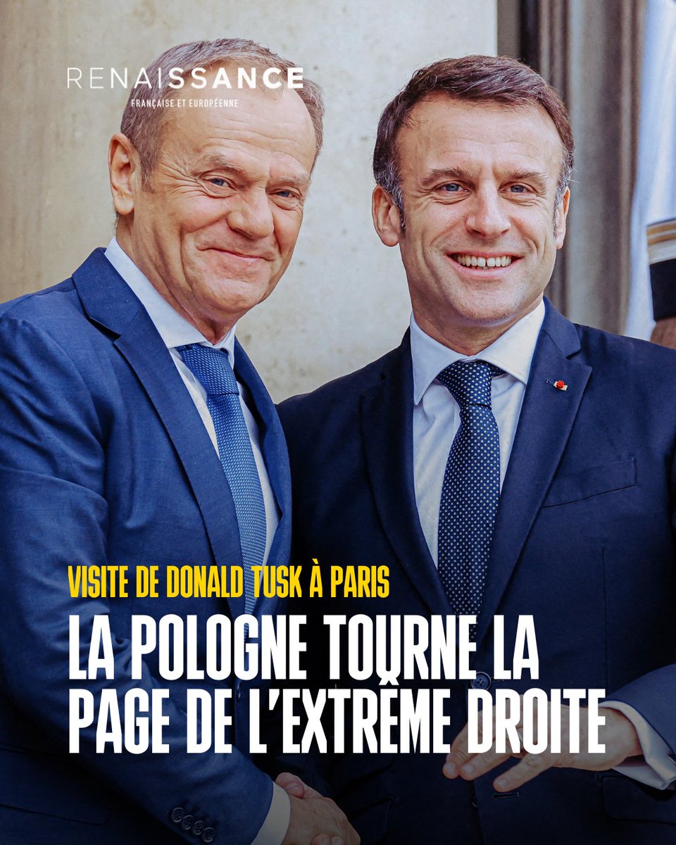 🇪🇺 La Pologne retrouve le chemin de l’Union européenne.
Les élections d’octobre dernier ont mis fin à 8 ans d’extrême droite au pouvoir.
La 🇫🇷 et la 🇵🇱 travaillent désormais à une Europe forte et indépendante.