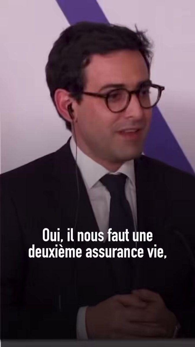 « Il nous faut une deuxième assurance vie, pas contre l'OTAN, pas en substitution mais en addition. » — @steph_sejourne