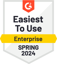 G2 Badge - Easiest to Use Enterprise