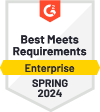 G2 Badge - Best Meets Requirements