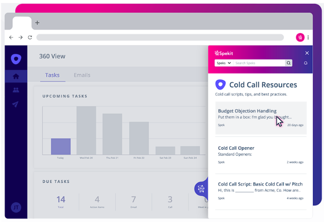 Sales Scripts on Spekit
