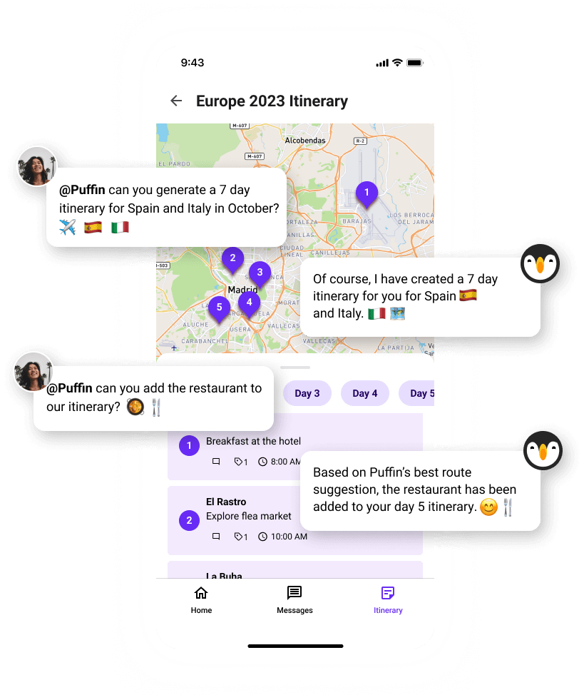 Puffin Plan by chatting