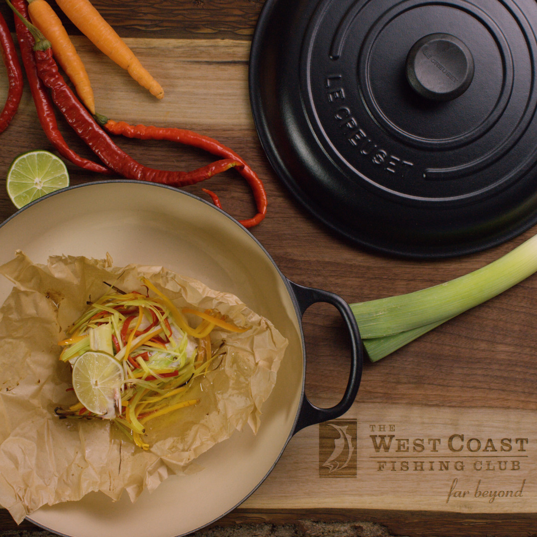 Halibut Grilled in Parchment Paper West Coast Fishing Club