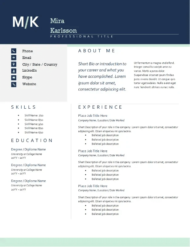 59 Competitive amp Free Resume Templates - 65325b7a82fc6cc93fd5013c Format Resume In Word 27