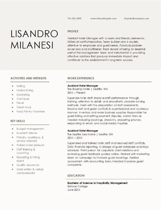 59 Competitive amp Free Resume Templates - 65325b7a82fc6cc93fd501e3 Format Resume In Word 21 