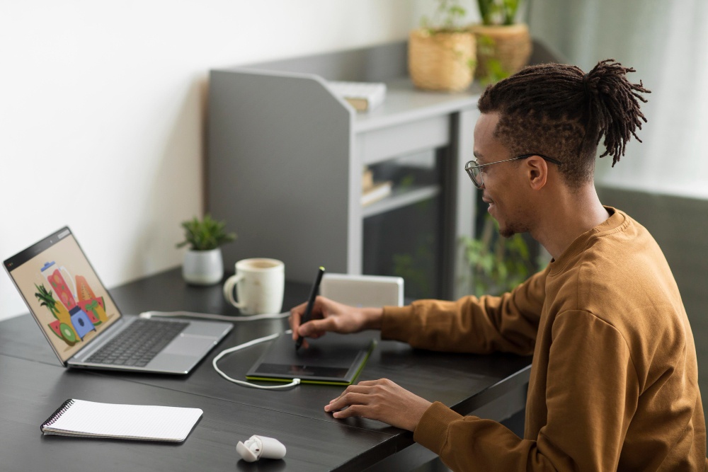 A vibrant artist cover letter with bold typography and artistic imagery, symbolizing creativity and professionalism