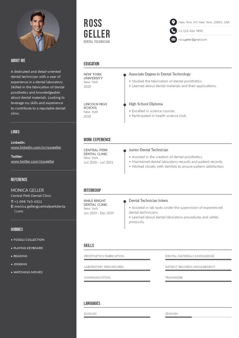 Creating a Winning CV for an Entry-Level Dental Technician: A ...