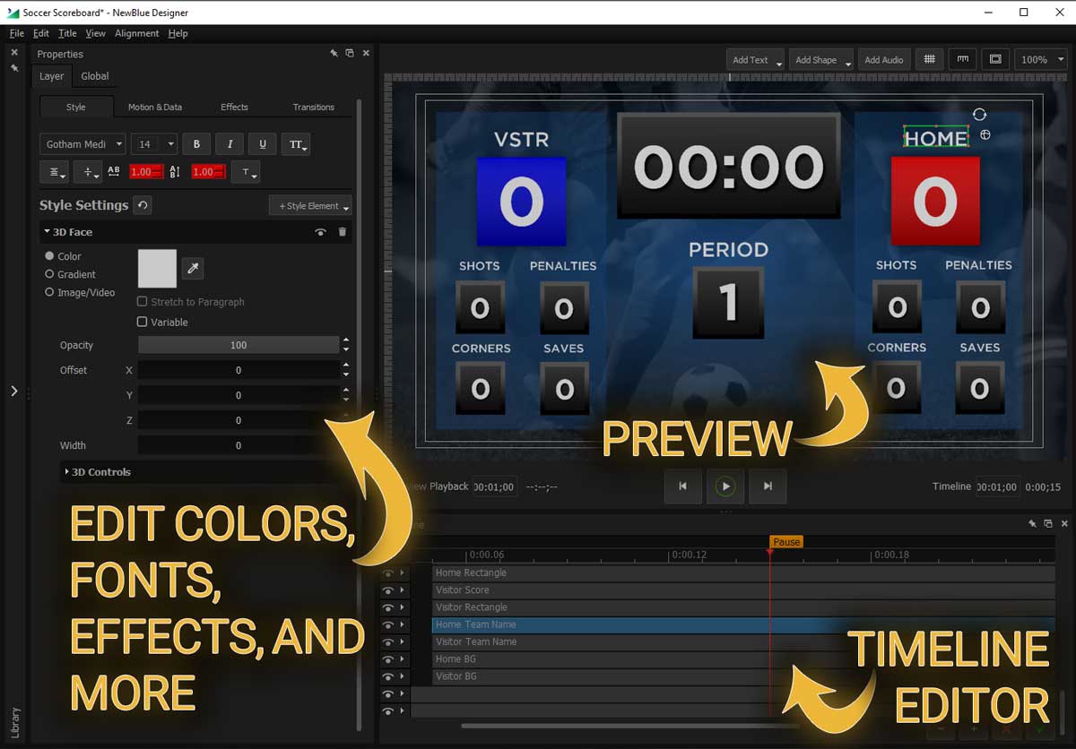 ScoreView Professional Videoboard Production