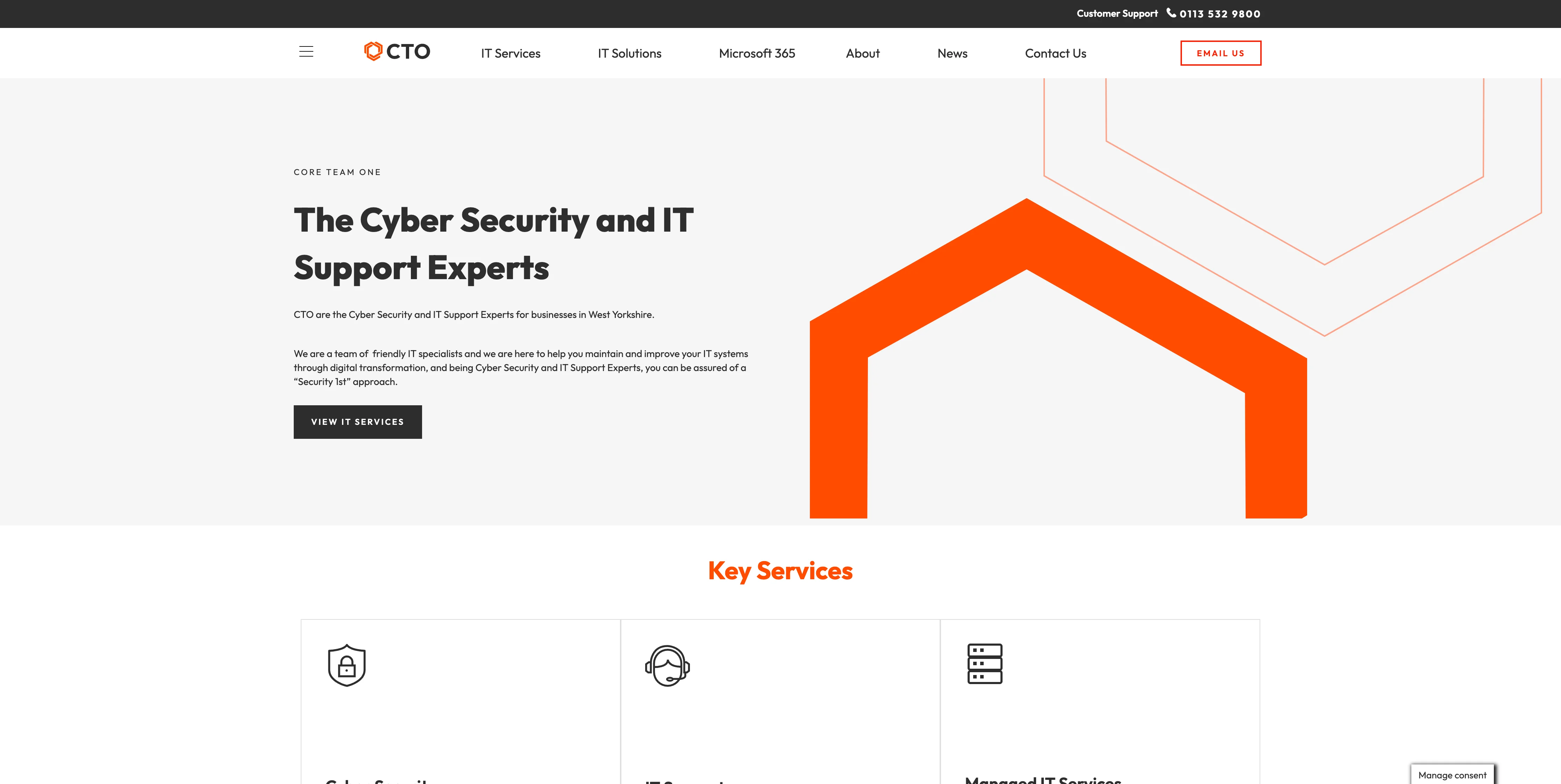 CTO homepage screenshot 2023