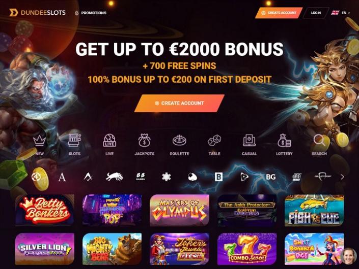 DundeeSlots casino in Australia