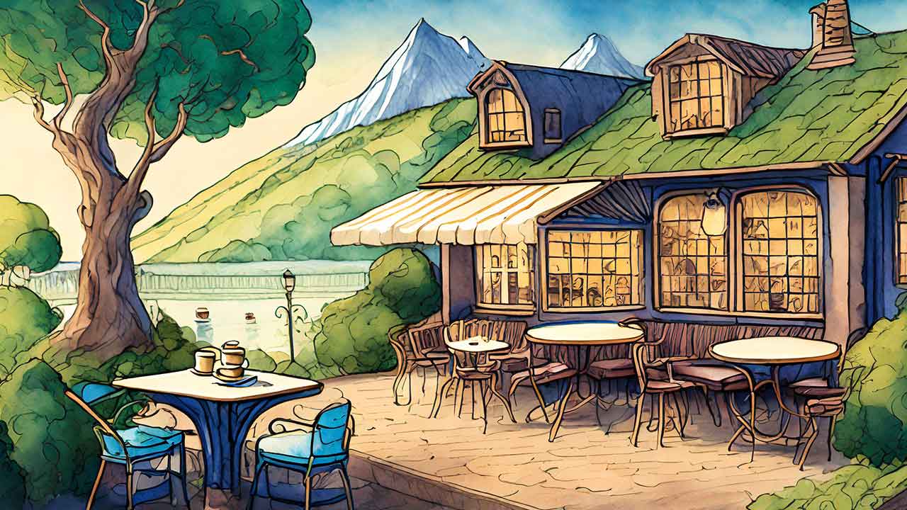 cafe am rande der welt