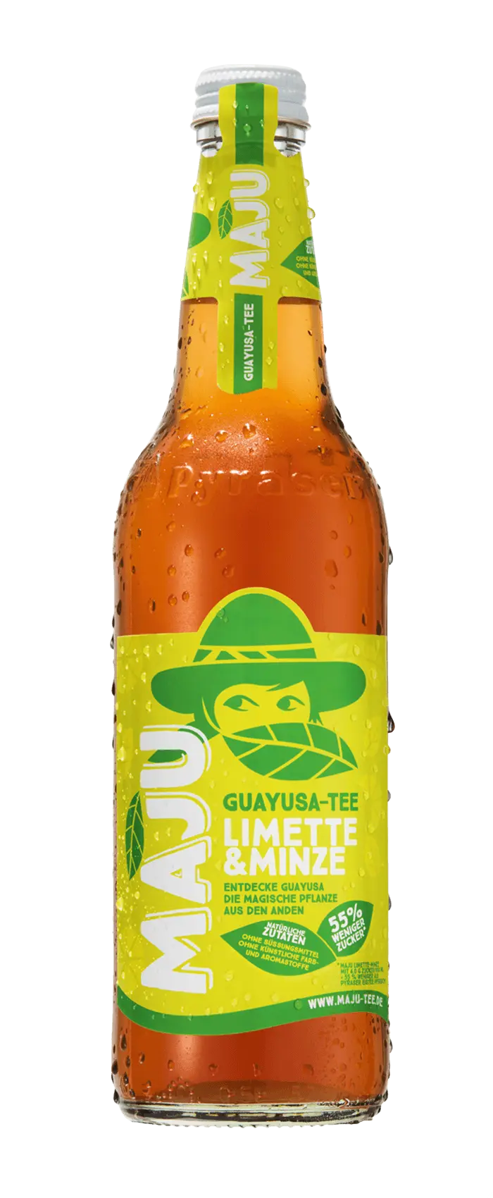Probiere jetzt MAJU Limette-Minze!Limetten-frisch &amp; minzig-herb!