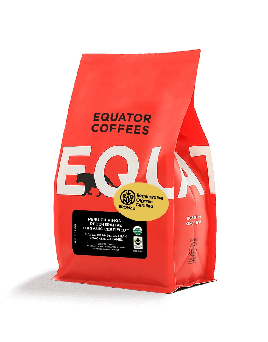 Peru Chirinos Coffee, Equator Coffees sourced from regenerative farms