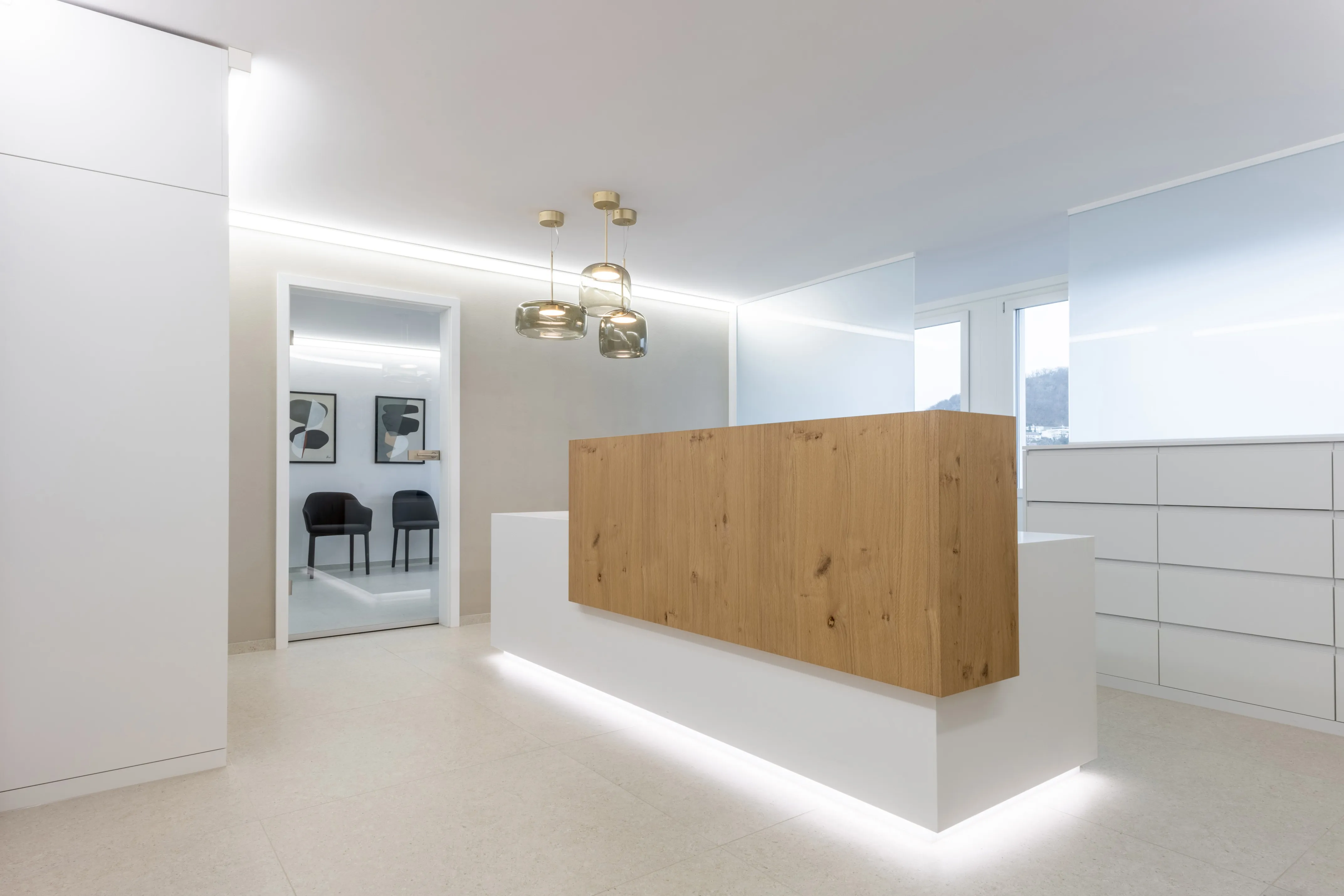 Empfangstheke einer Praxis