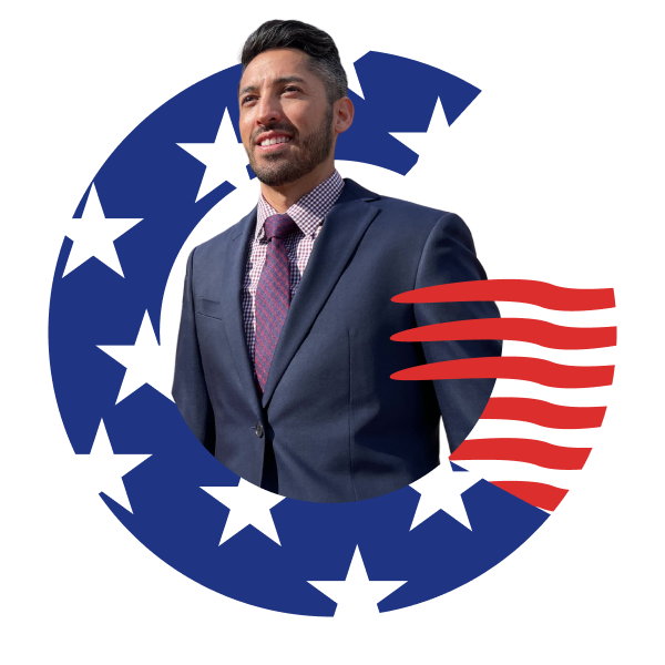 A photo of Gabriel Cornejo running for President of the united states 2024