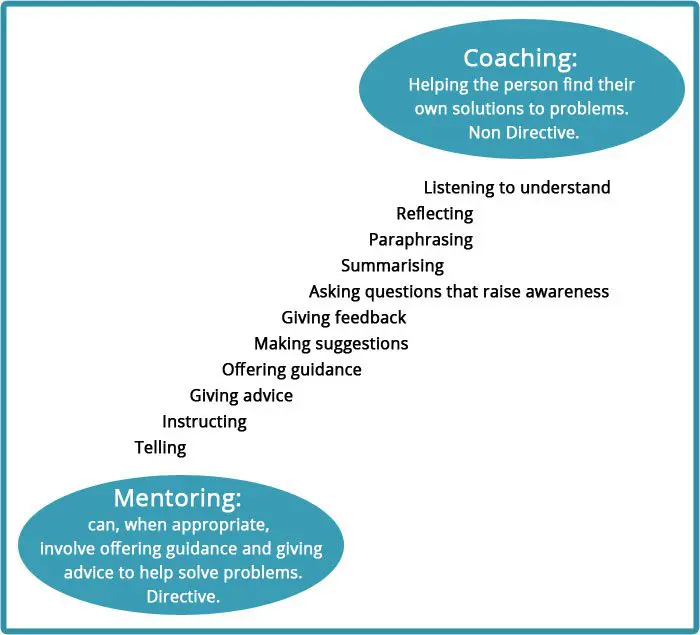 What do we mean by coaching and mentoring approaches