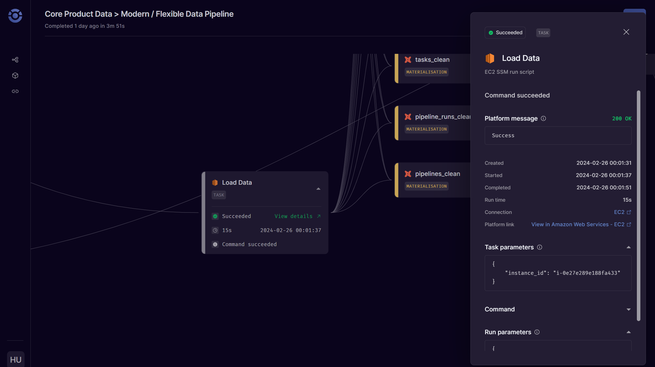 Trigger and Orchestrate AWS EC2 tasks | Orchestra