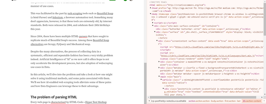 Web scraping is being accelerated by Artificial Intelligence (AI ... image.