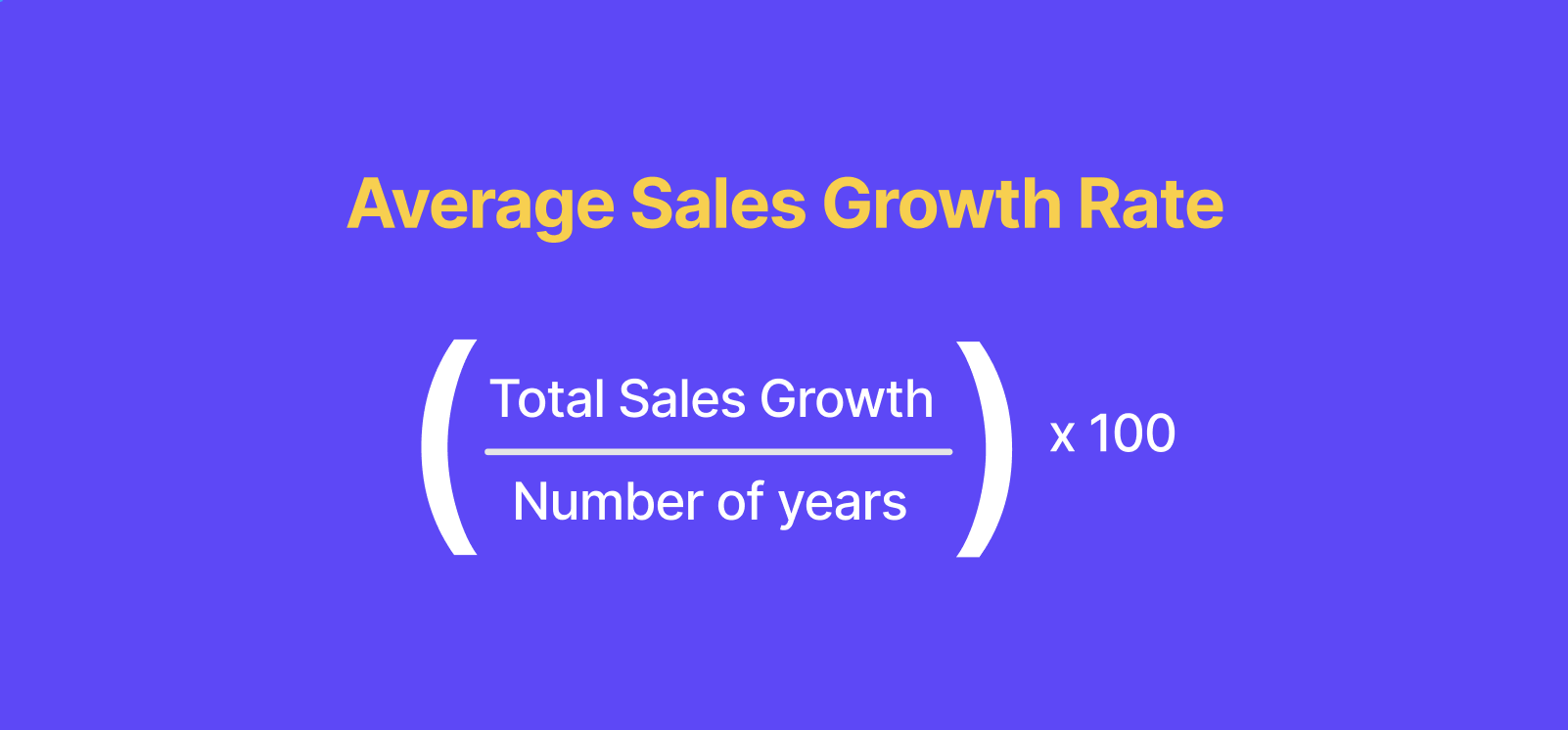 How to calculate Sales Growth Rate with proven formula & strategies