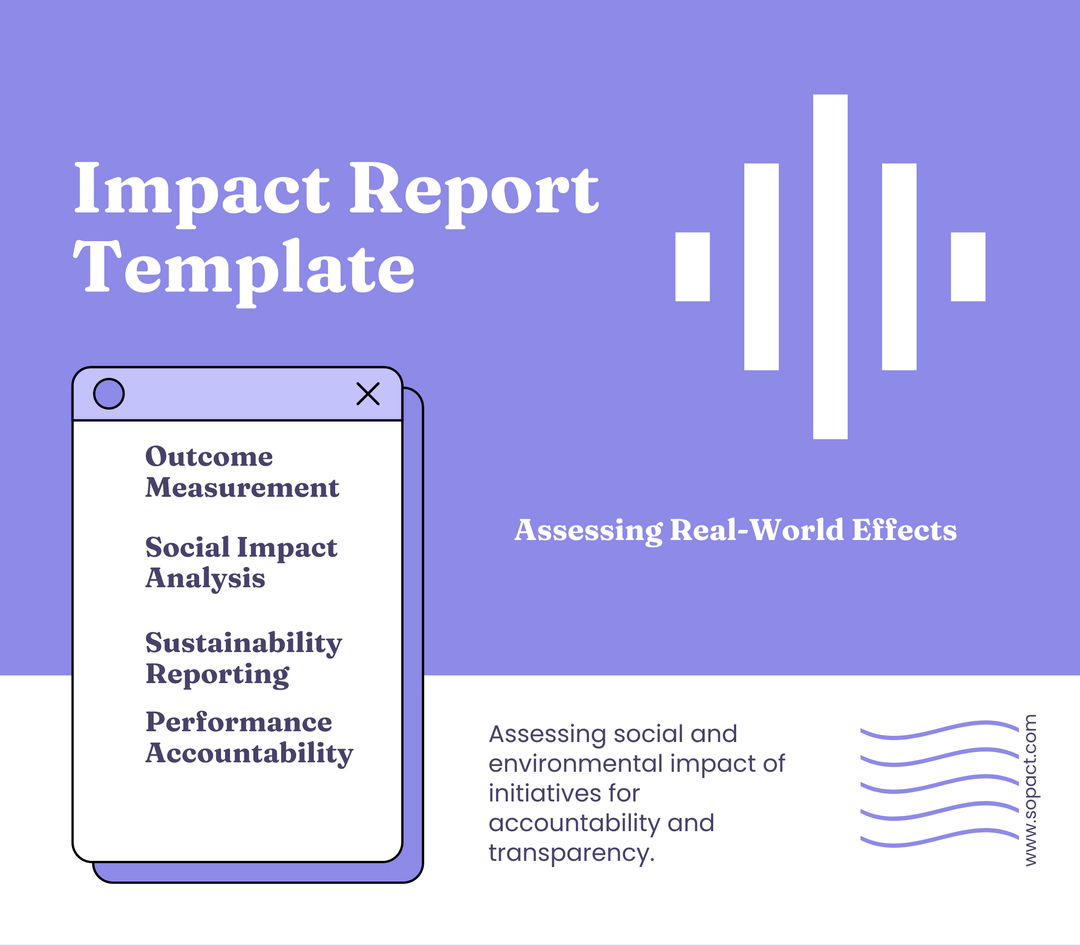 Impact Reporting Template sopact