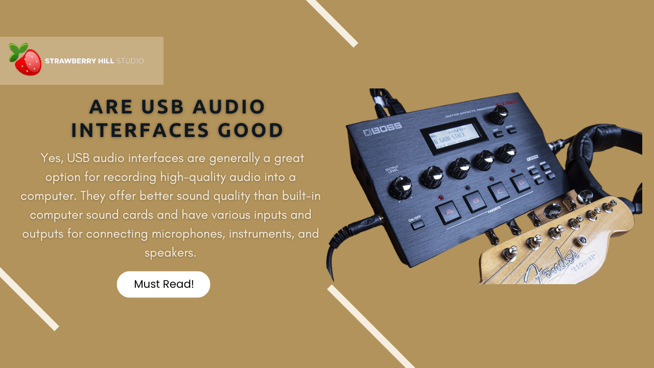 Unlock the True Potential of Sound System Are USB Audio Interfaces Good!