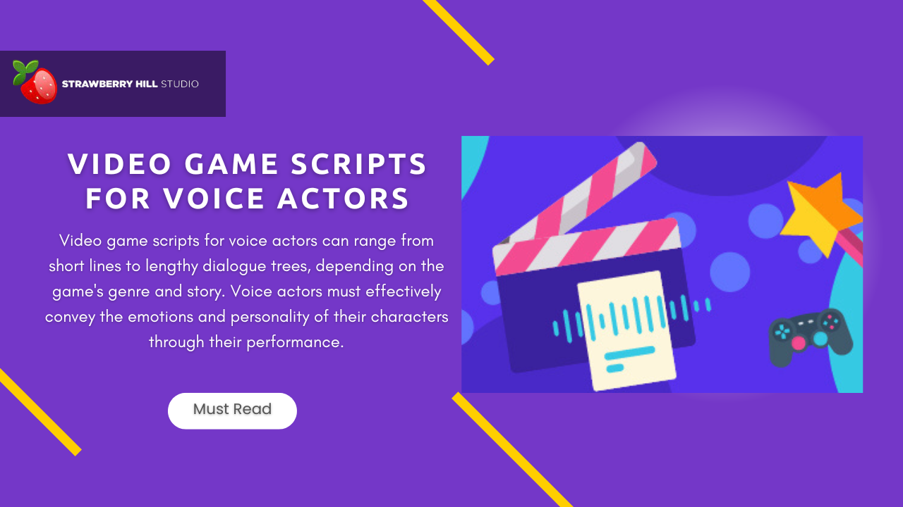 The Art of Crafting Video Game Scripts for Voice Actors: A ...