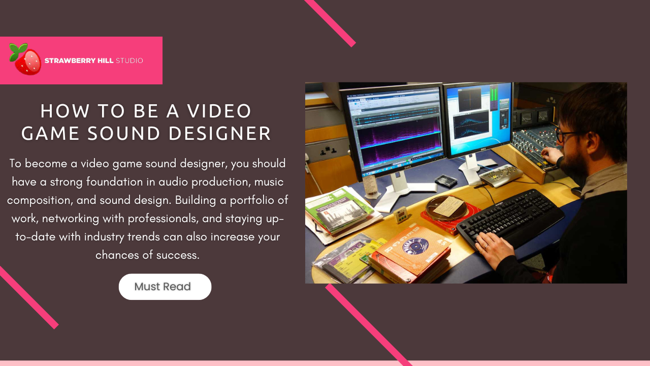 Unlock Your Dream Career How to Be a Video Game Sound Designer