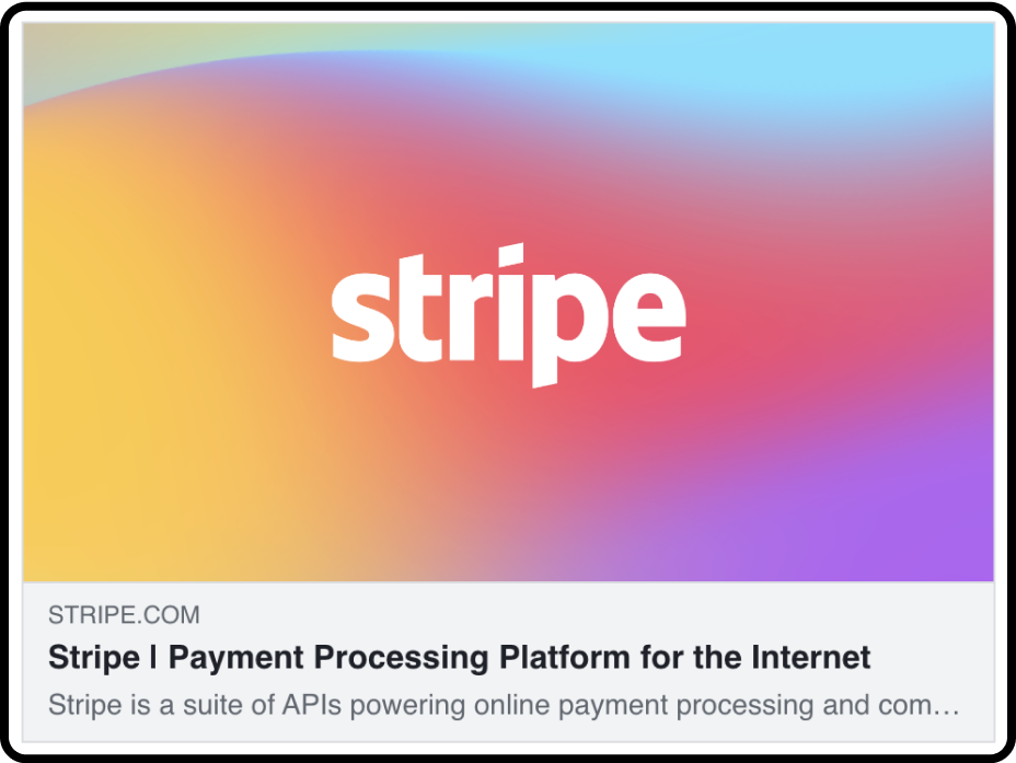 Stripe Open Graph