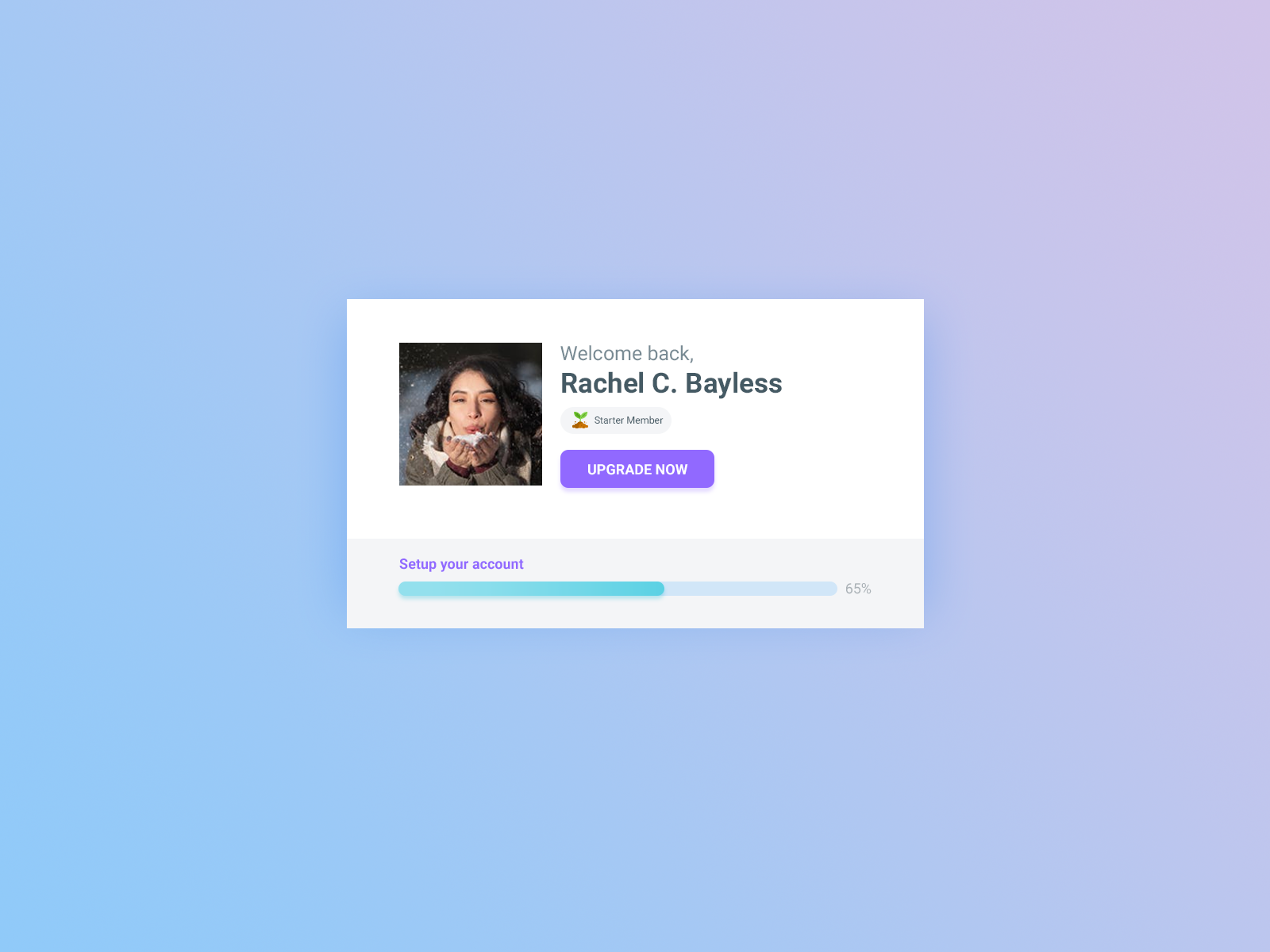 UI Design Daily | User Card