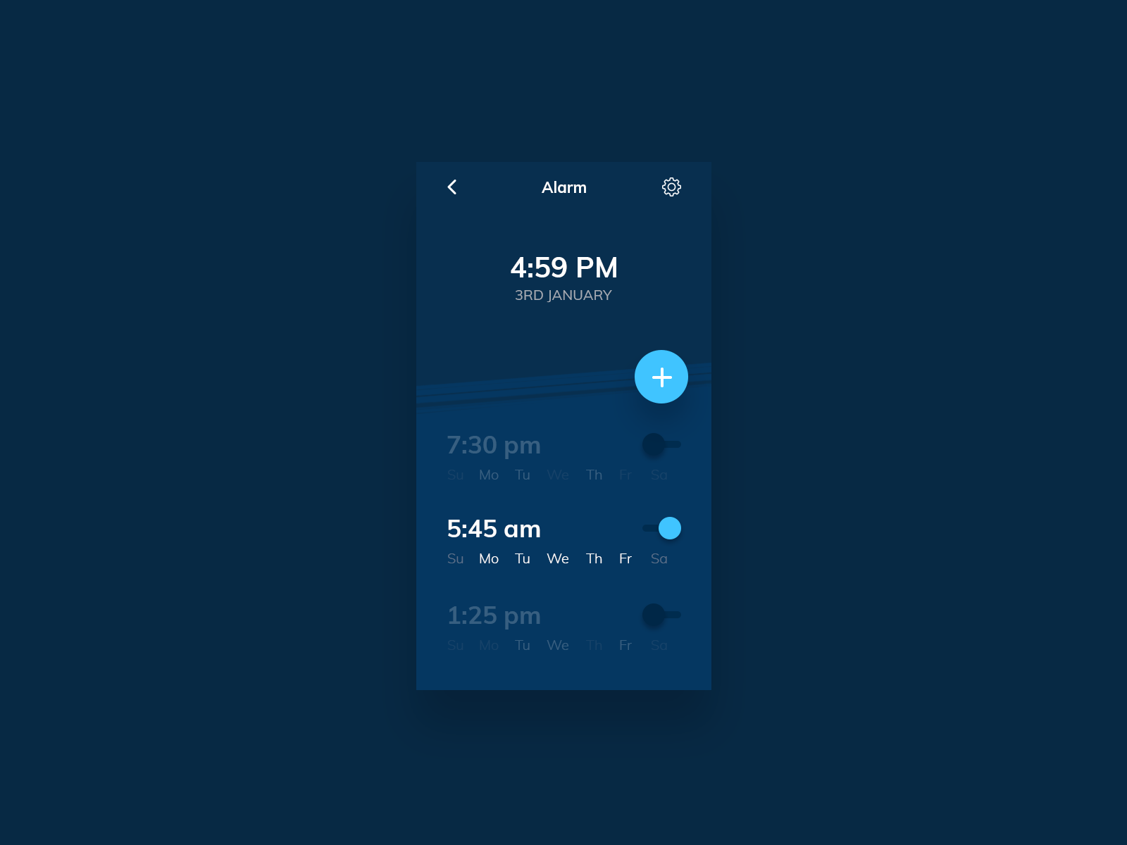 UI Design Daily | Alarm