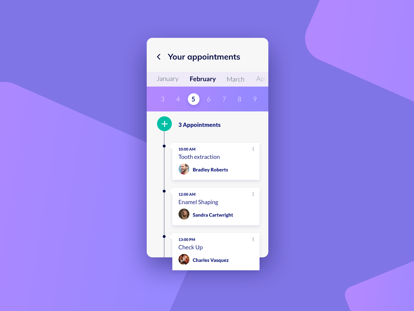 UI Design Daily | Appointment