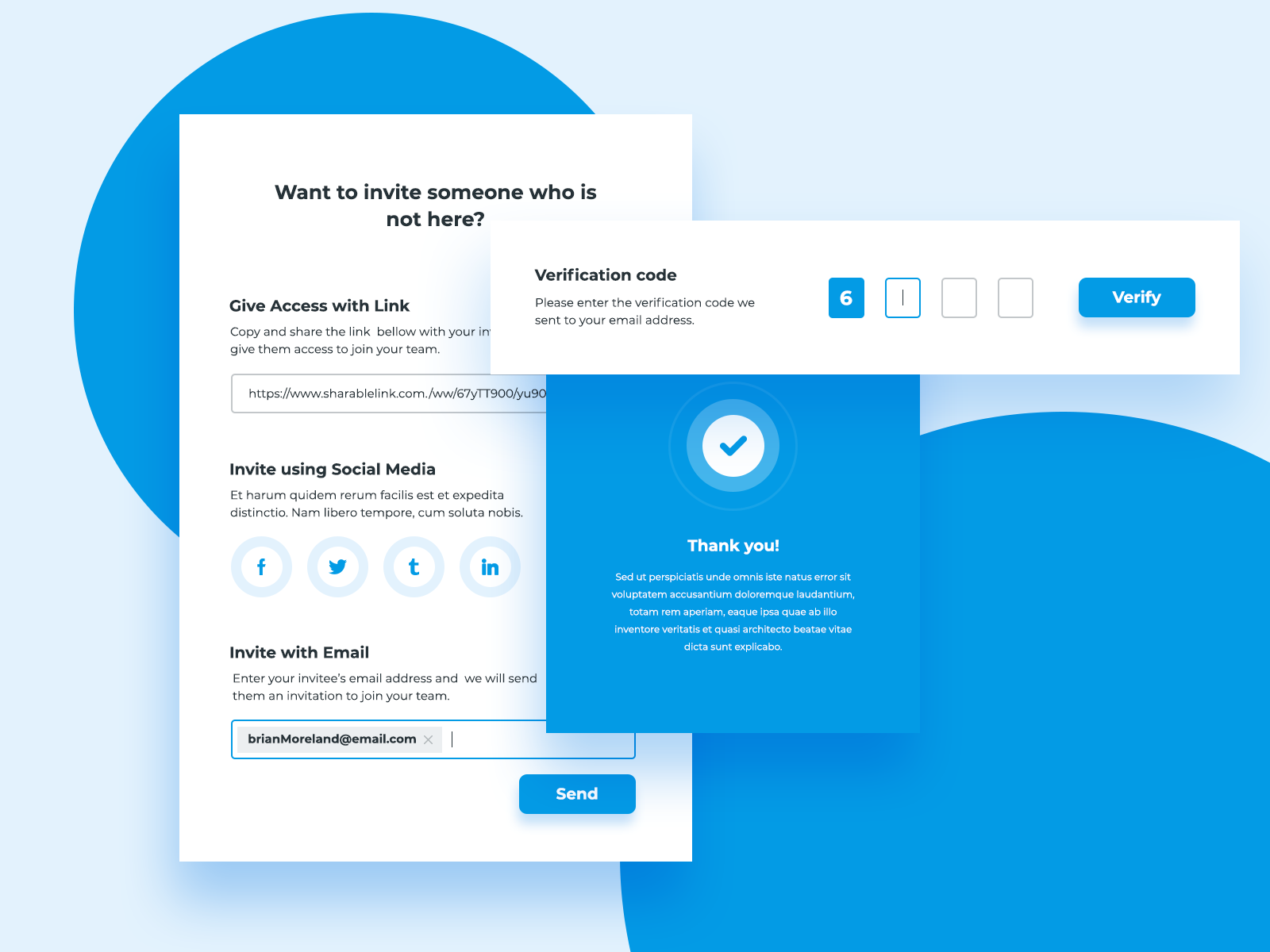 UI Design Daily | Invitation Mini UI Kit