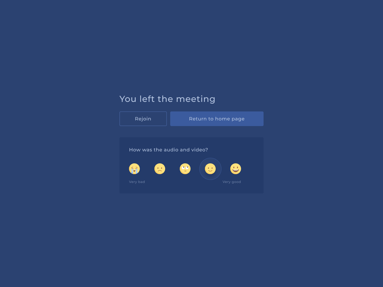 UI Design Daily Call End Screen