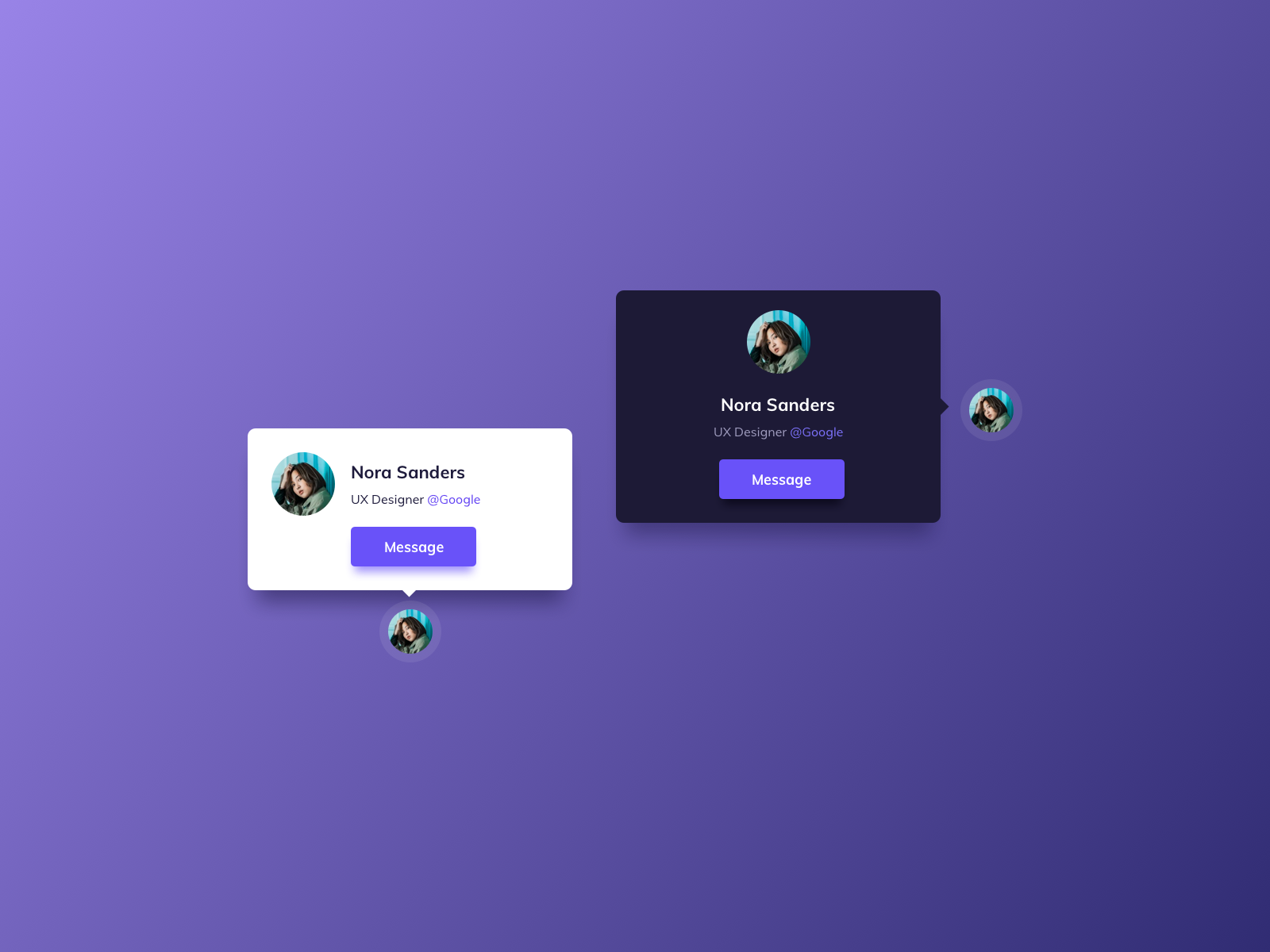 UI Design Daily | Profile Cards