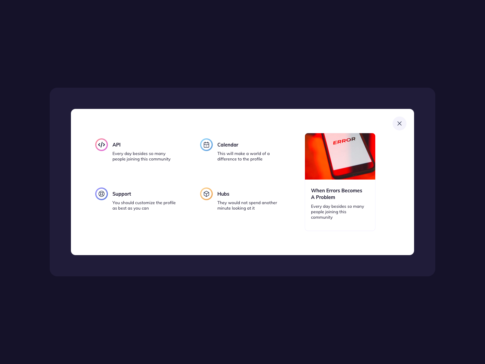 UI Design Daily | Menu